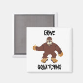 Gone Squatting Magnet (Vorderseite/Rückseite)