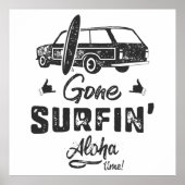 Gone Surfing Aloha Time Poster (Vorne)