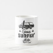 Gone Surfing Aloha Zeit Kaffeetasse (Mittel)