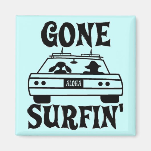 GONE SURFING Magnet (Vorne)