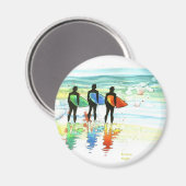Gone Surfing v.1 Magnet (Vorderseite/Rückseite)