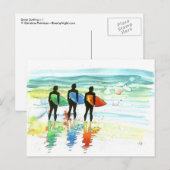 Gone Surfing v.1 Postkarte (Vorne/Hinten)