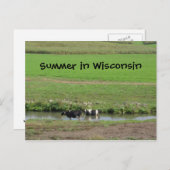 Gone Swimmin' Postkarte (Vorne/Hinten)