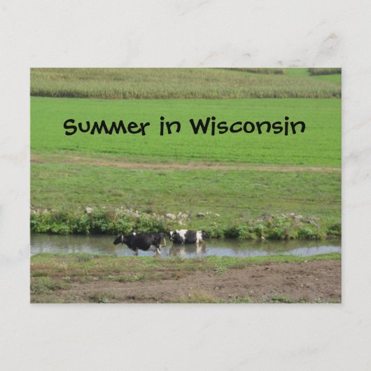 Gone Swimmin' Postkarte (Vorderseite)