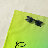 Gone Swimming' Regenbogen Geo Mix Strandtuch (Beispiel)