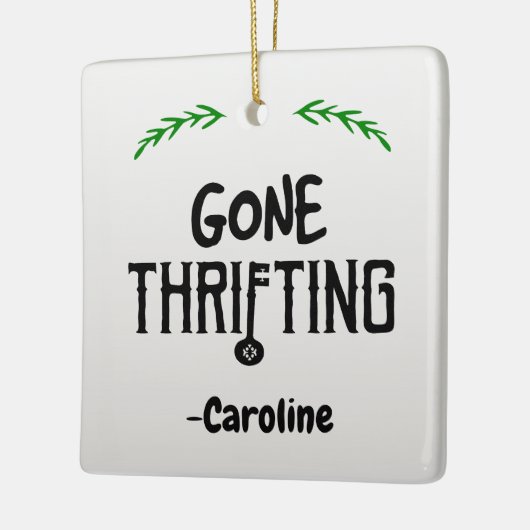 Gone Thrifting Keramikornament (Links)