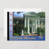 Gone to Graceland Memphis, TN Postcard Postkarte (Vorne/Hinten)