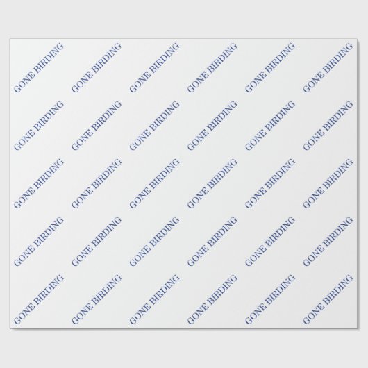 Gone Vogelbeobachtung Geschenkpapier (Flach)