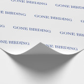 Gone Vogelbeobachtung Geschenkpapier (Ecke)