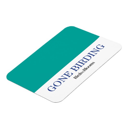 Gone Vogelbeobachtung Magnet (Linke Seite)