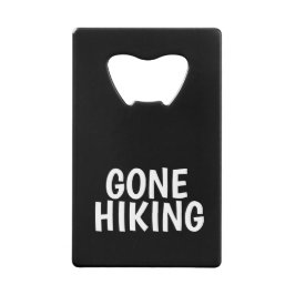 Gone Wandern Geldbeutel Flaschenöffner