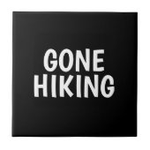Gone Wandern Keramik Tile Fliese (Vorderseite)