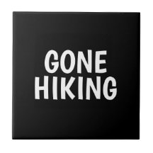 Gone Wandern Keramik Tile