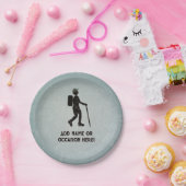 Gone Wandern - Schuster auf einem Abenteuer - Dein Pappteller (Party)