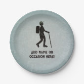 Gone Wandern - Schuster auf einem Abenteuer - Dein Pappteller (Vorderseite)