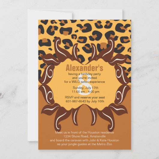 Gone Wild Einladung (Vorderseite)