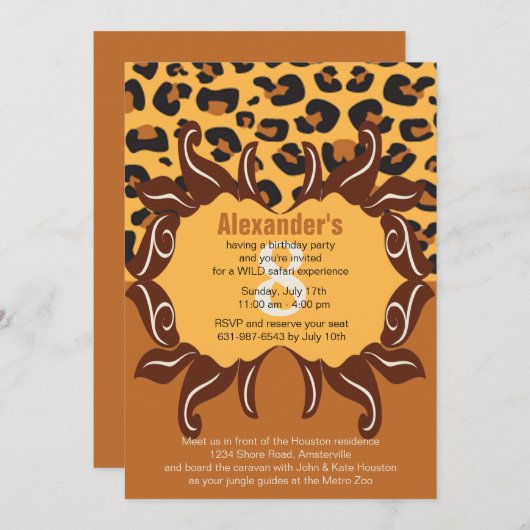 Gone Wild Einladung (Vorne/Hinten)