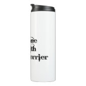 Gone with THE BULL TERRIER Hundeliebhaber Thermosbecher (Nach rechts gedreht)