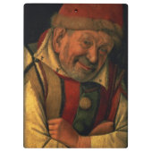 Gonella, der Ferrara-Gerichtsspaßvogel, c.1445 Klemmbrett (Rückseite)
