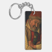 Gonella, der Ferrara-Gerichtsspaßvogel, c.1445 Schlüsselanhänger (Vorderseite links)