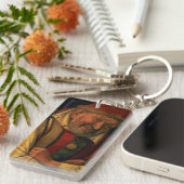 Gonella, der Ferrara-Gerichtsspaßvogel, c.1445 Schlüsselanhänger (Vorderseite rechts)