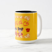 Gong Xi Fa Cai, chinesisches Neujahr 2025 Zweifarbige Tasse (VorderseiteRechts)