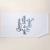 Gonna bekommen ein kleines Nauti Strandtuch (Vorderseite)