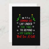 Gonna Go Lay Under The Tree To Remind That I Am A Einladung (Vorne/Hinten)