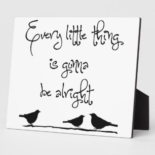 Gonna ist in Ordnung Fotoplatte