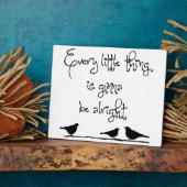 Gonna ist in Ordnung Fotoplatte (Seite)