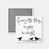 Gonna ist in Ordnung Magnet (Vorderseite/Rückseite)