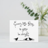 Gonna ist in Ordnung Postkarte (Stehend Vorderseite)