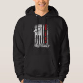 Gonna Leave You In My Wake Drag Boat Racing Hoodie (Vorderseite)