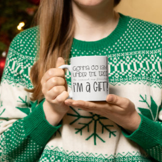Gonna lieg unter dem Baum, um mich an ein Geschenk Kaffeetasse