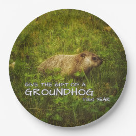 Gönnen Sie den Groundhog-Tellern dieses Jahr Pappteller