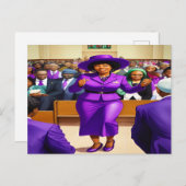 Gönnen Sie Gott die Christliche Schwarzkunst-Postk Postkarte (Vorne/Hinten)