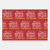 Gönnen Sie sich ein fröhliches kleines Weihnachtsf Geschenkpapier Set (Vorderseite 3)