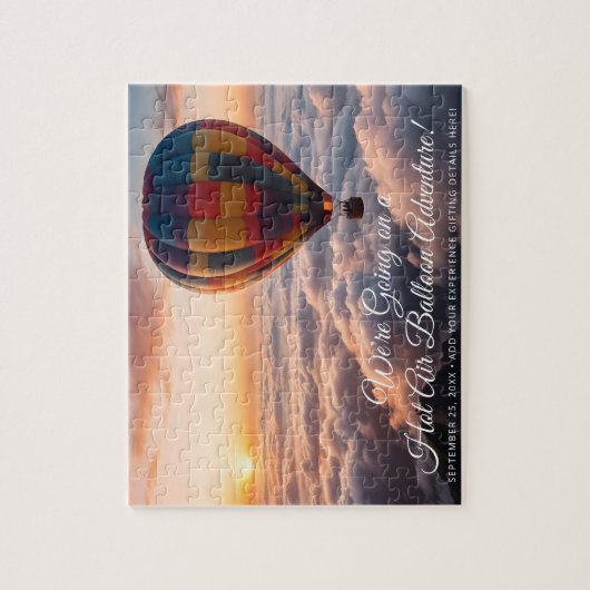 Gönnen Sie sich ein Heißluftballon-Erlebnis! Puzzle (Vertikal)