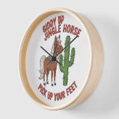 Gönnen Sie sich ein Jingle Pferd, das Sie aufnimmt Uhr (Winkel)