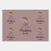 Gönnen Sie sich ein paar fröhliche Weihnachten Geschenkpapier Set (Vorderseite)