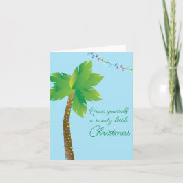 Gönnen Sie sich ein sandisches Weihnachtsfest Karte