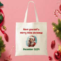 Gönnen Sie sich eine fröhliche Tasche Weihnachten