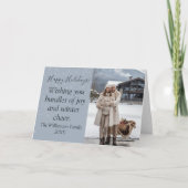 Gönnen Sie sich eine "Joy Family Holiday Card" Dankeskarte (Vorderseite)