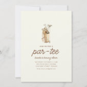 Gönnen Sie sich einen Besuch bei einer Party im Pa Einladung (Vorderseite)