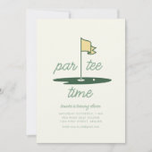 Gönnen Sie sich einen Besuch bei einer Party im Pa Einladung (Vorderseite)