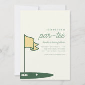 Gönnen Sie sich einen Besuch bei einer Party im Pa Einladung (Vorderseite)