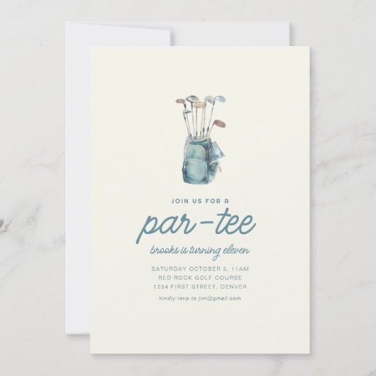 Gönnen Sie sich einen Besuch bei einer Party im Pa Einladung (Vorderseite)