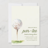 Gönnen Sie sich einen Besuch bei einer Party im Pa Einladung (Vorderseite)