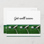 Gönnen Sie sich einen erholsamen Golfer Postkarte (Vorne/Hinten)