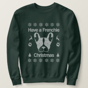Gönnen Sie sich einen französischen Weihnachts-Off Sweatshirt